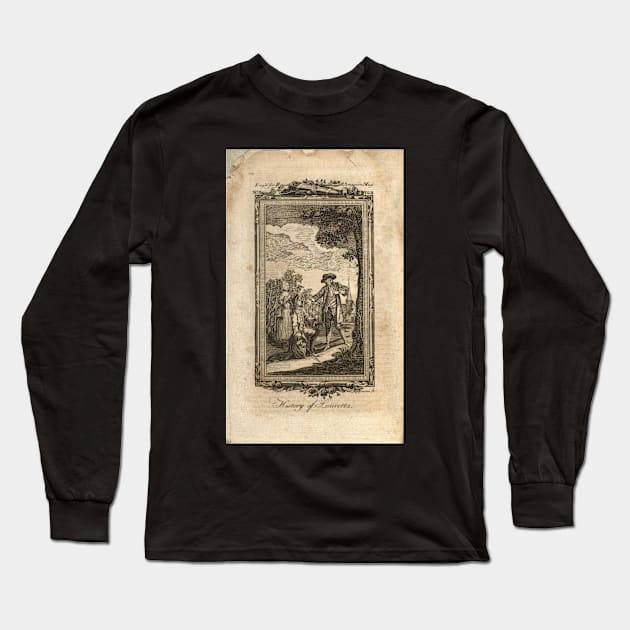 history of lauretta 1775 - Paul Revere Long Sleeve T-Shirt by Kollagio